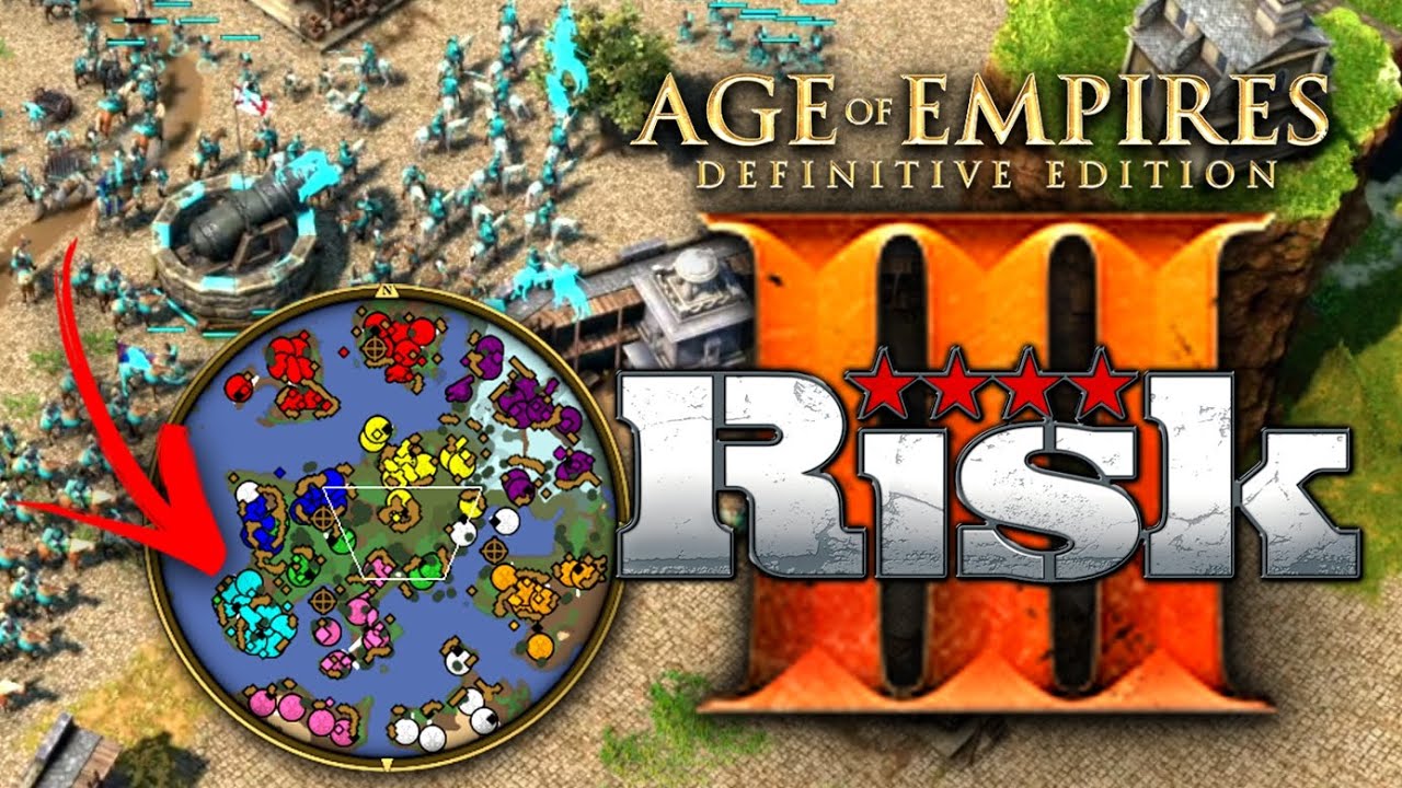 The new Risk map in Age of Empires 3 is absolutely cinematic.