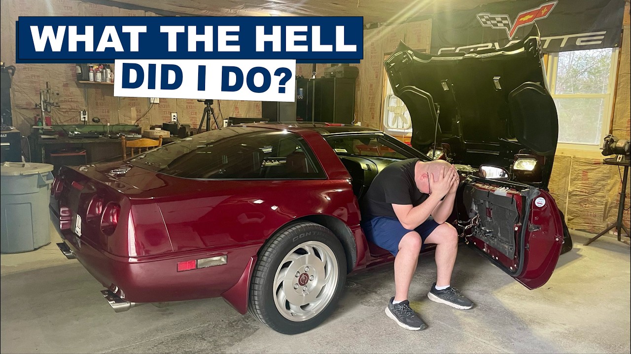 Замена уплотнителя на Corvette C4!