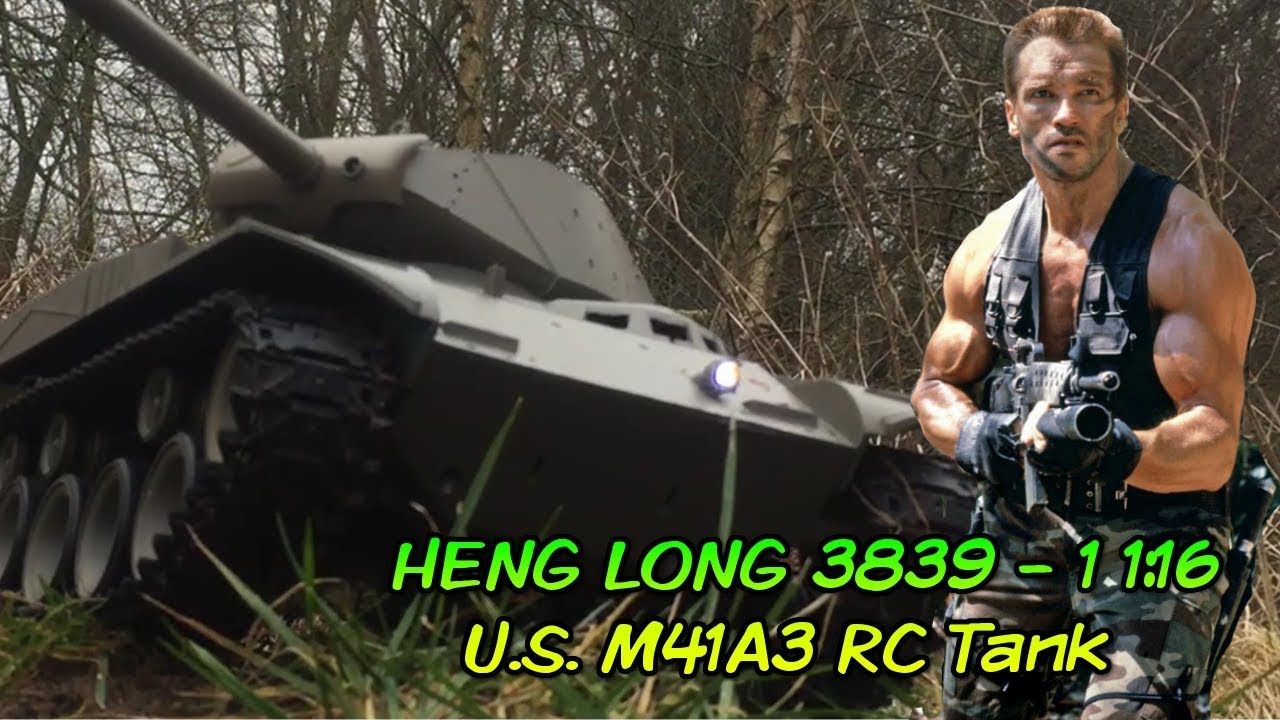 HENG LONG 3839 - 1 1:16 U.S. M41A3 RC Tank