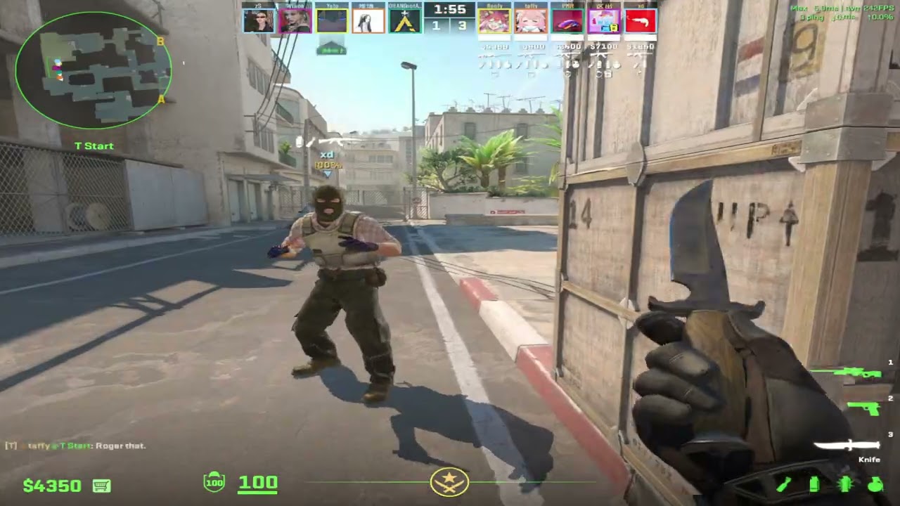 CS2 Dust 2 Comp - since enemy bought awp, i felt the urge to awp as much as possible to try it out