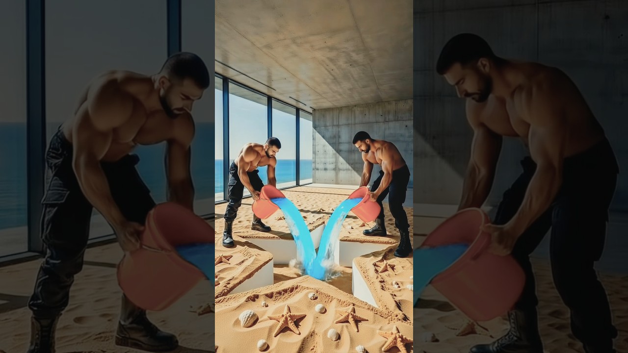 THIS FLOOR IS CRAZY 😱 Infinity Pool Epoxy Beach Floor 🔥