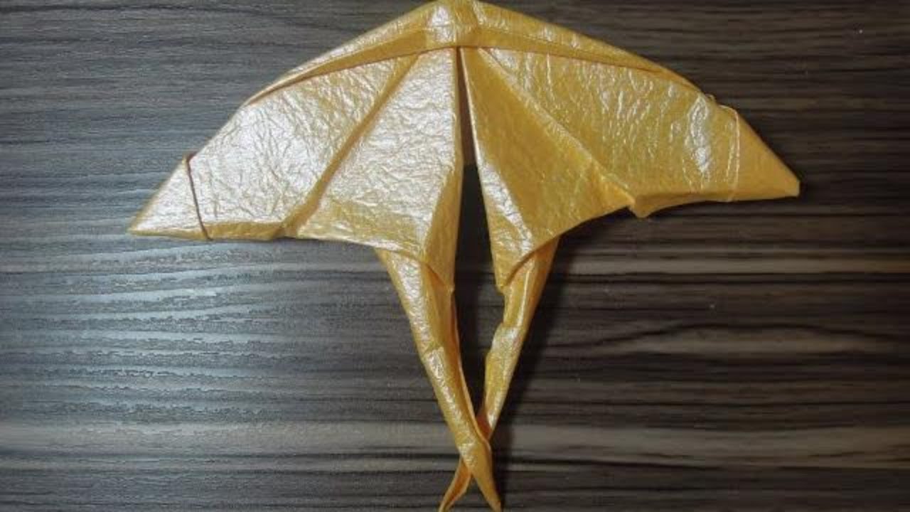 DIY-paper origami Moth (luna moth type)∣蛾類摺紙 (長尾水青蛾型態)