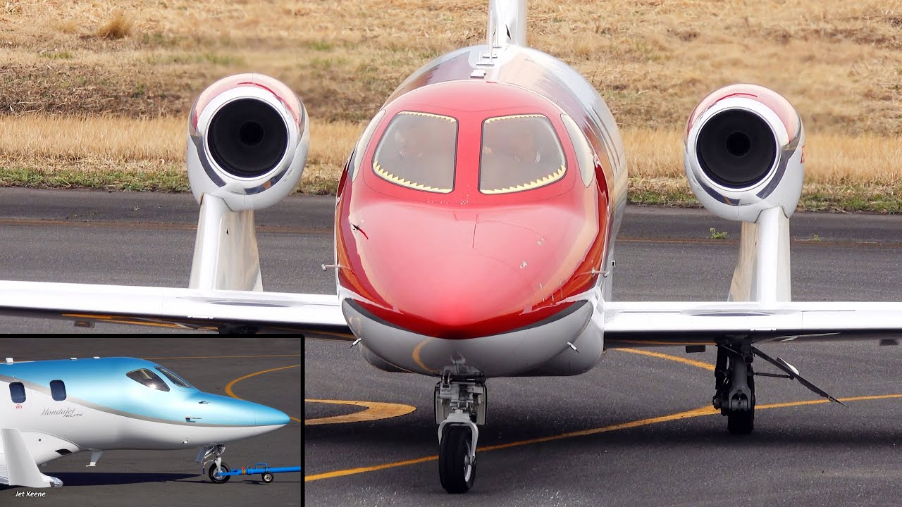 HondaJet Landing, HondaJet Elite Takeoff