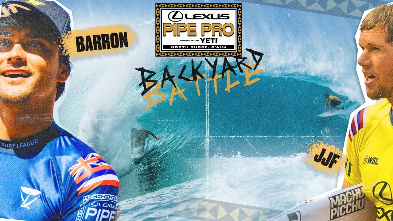 Barron Mamiya x JJF Backyard Battle at the 2025 Lexus Pipe Pro | Inside Pro Surfing