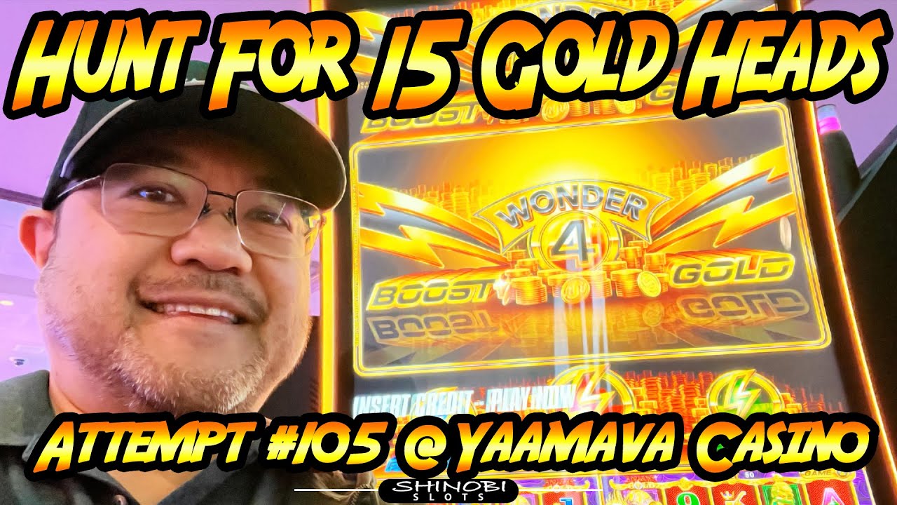 Hunt For 15 Gold Heads!  Ep. #105, Extreme Free Games Triggered! Could This Be The Day?