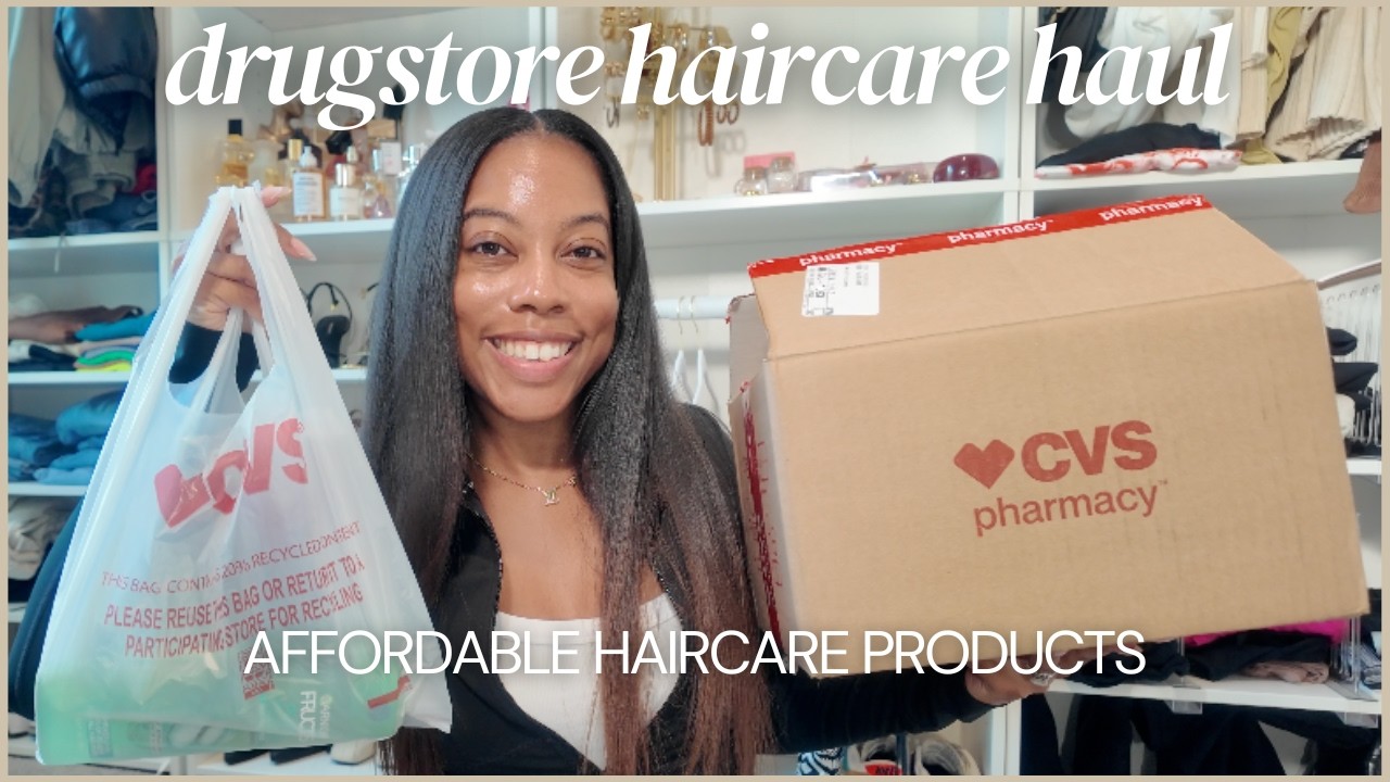 CVS Drugstore Haircare Haul | Straight Natural Pick Ups | Silk Press Drugstore Series