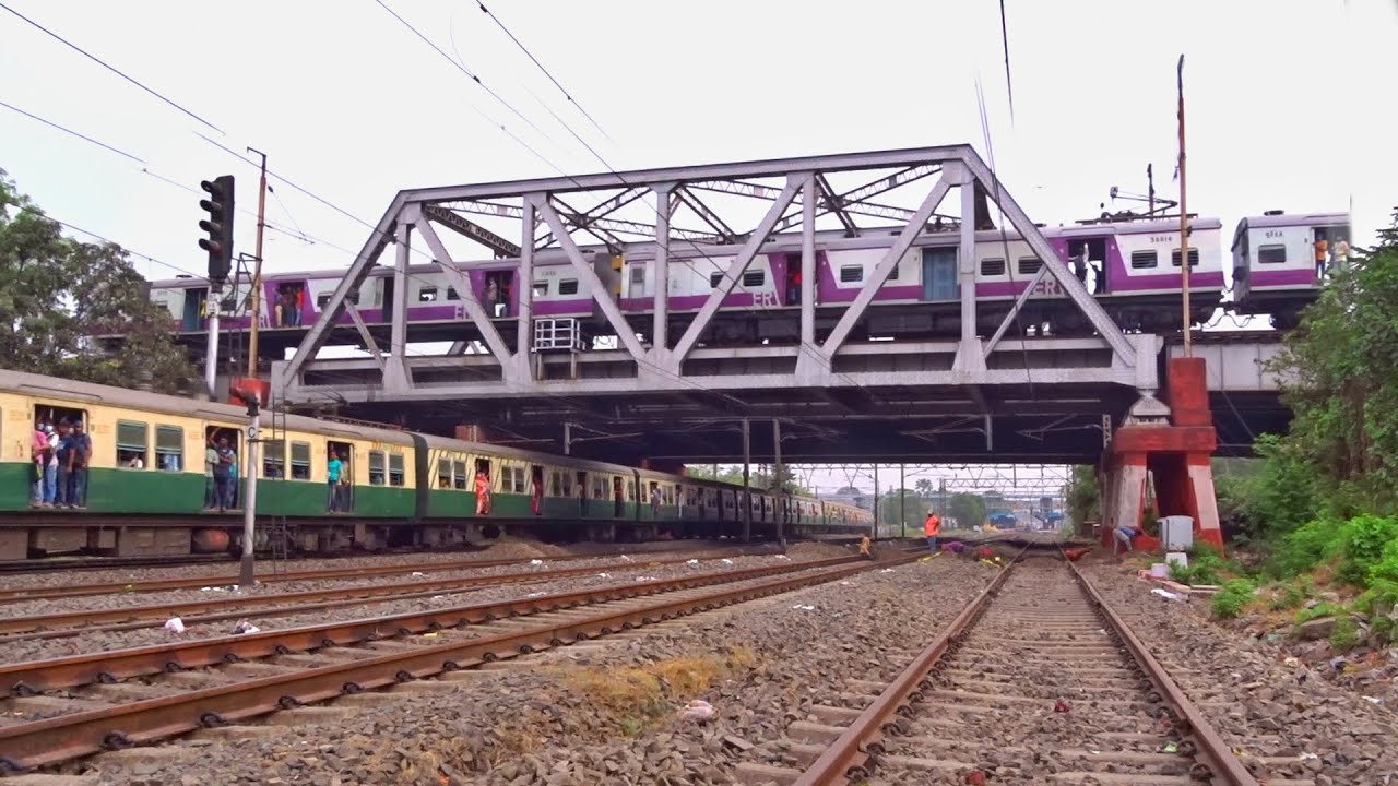 Amazing Train Over & Under Train Crossing at Bally Bridge