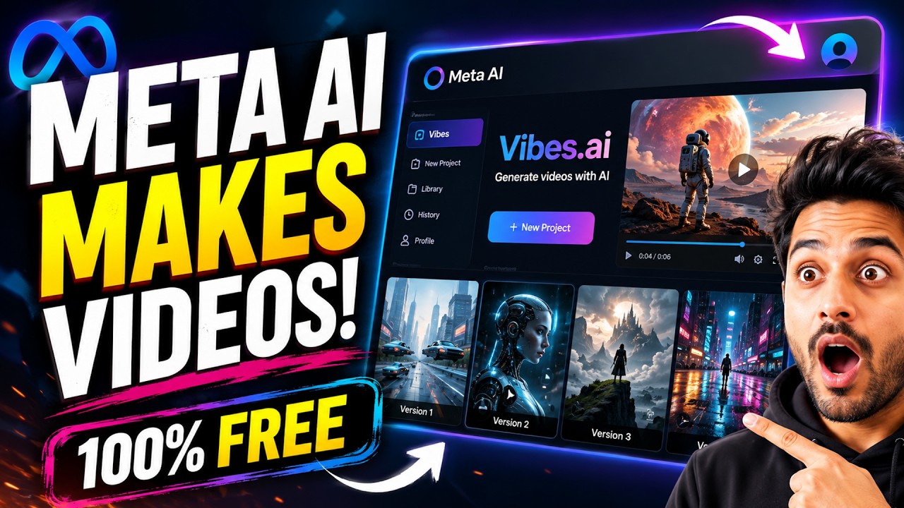 FREE AI Video Generator 2026 🔥 Create Videos with Meta AI 100% FREE