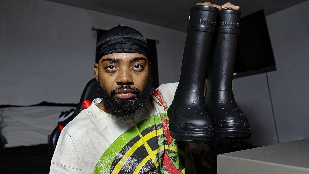 Резиновые сапоги Balenciaga x Crocs | Распаковка и обзор на ногах!