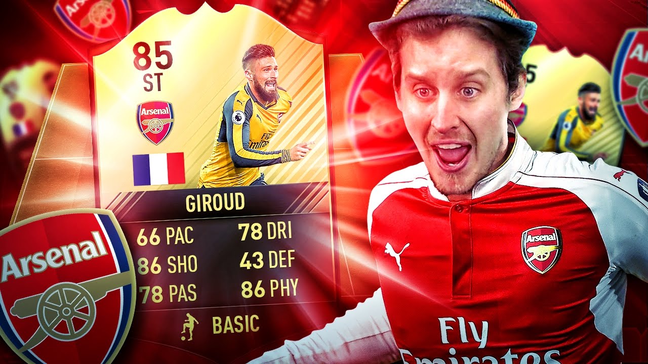 HIGHEST RATED INFORM KING GIROUD! THE BEST STRIKER IN THE WORLD! FIFA 17 ULTIMATE TEAM