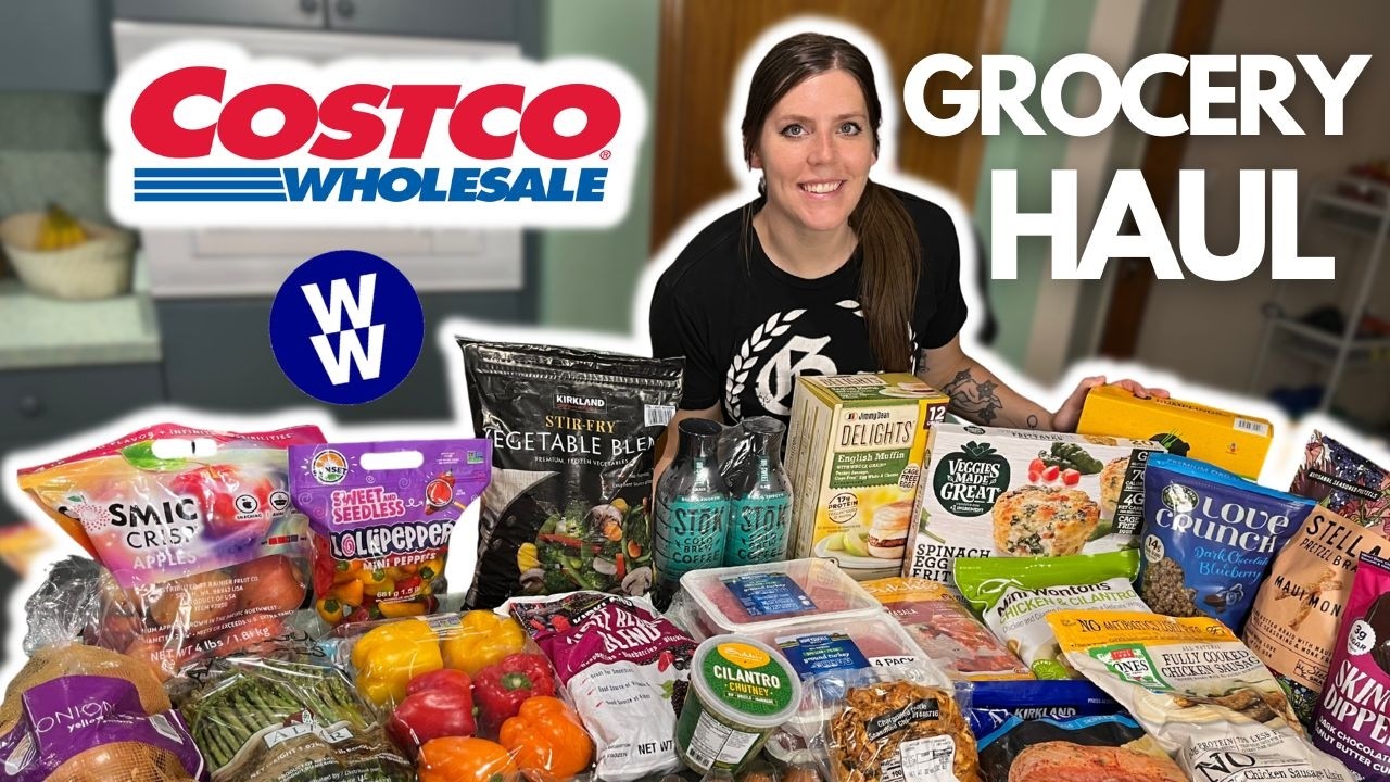 Healthy Costco Grocery Haul | WeightWatchers Points & Calories/Macros | Meal Ideas For Weight Loss