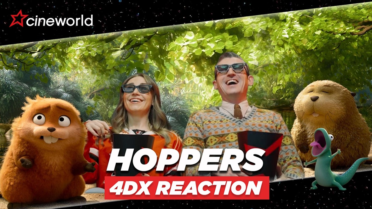 Hoppers 4DX Trailer Reaction: What does it feel like to become a Beaver? 🦫 | Cineworld