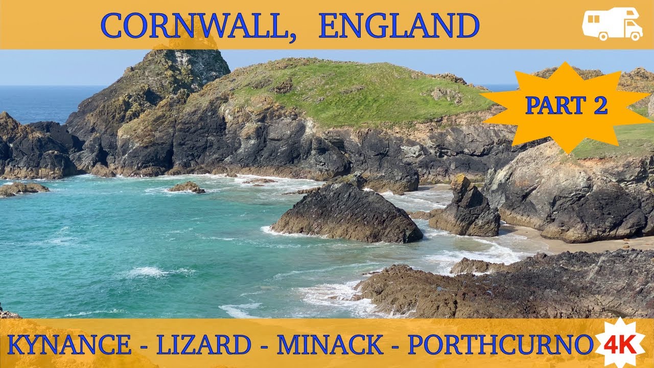 Cornwall, England UK - Part 2  Kynance Cove , Lizard Point, Minack Theatre and Porthcurno