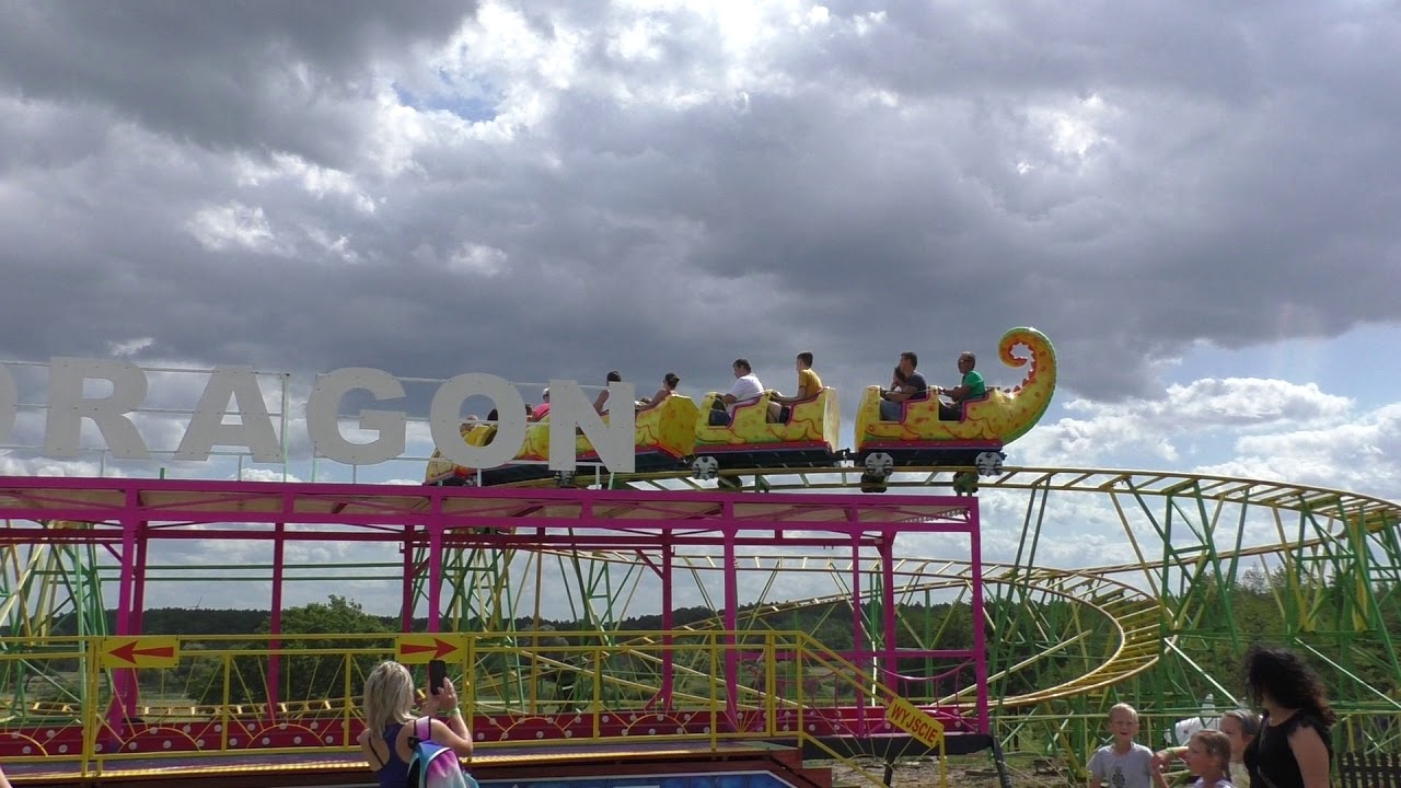 Pomerania Fun Park - Pyszka - Kolejka Dragon - 2019.08.11