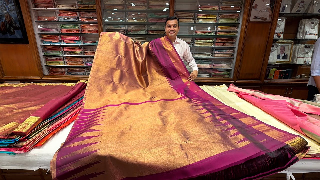 Srinidhi Silks Presents Wedding Season Special Kanchipuram Sarees @Kanchipuram Price & Freeshipping 