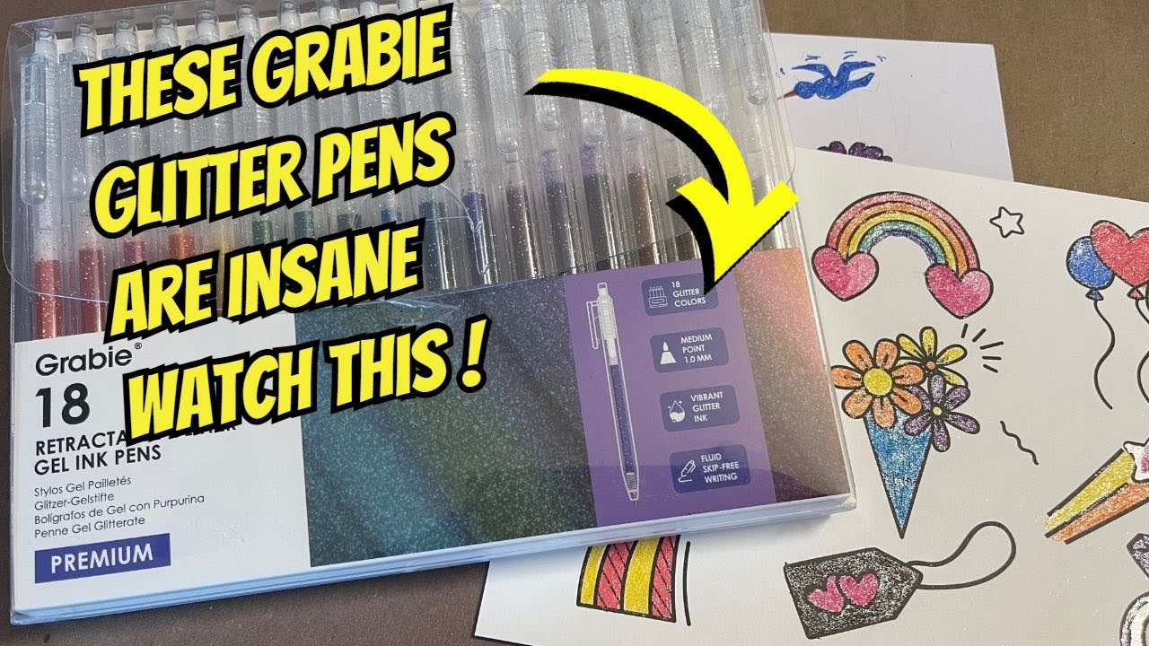 These Grabie Glitter Pens Are INSANE | Watch This