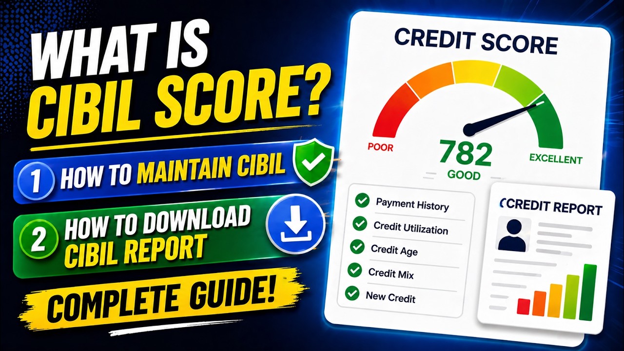 WHAT IS CIBIL SCORE/ HOW TO MAINTAIN CIBIL / HOW TO DOWNLOAD CIBIL REPORT | CREDITCARES