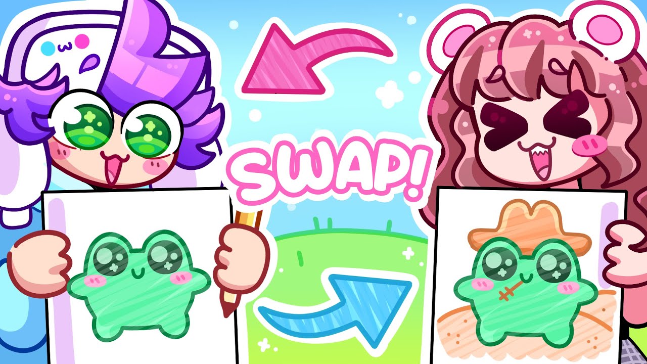 ROBLOX DRAW AND SWITCH! (ft.Polarcub!)