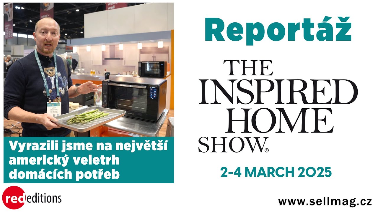 Fritéza na steaky nebo AI trouba - novinky z amerického veletrhu The Inspired Home Show 2025