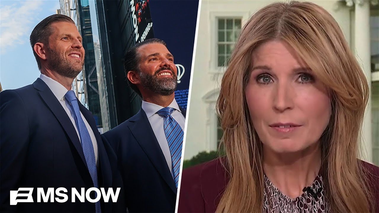 'Making an EXTRAORDINARY profit': Nicolle on Trump sons GRIFTING off of presidency