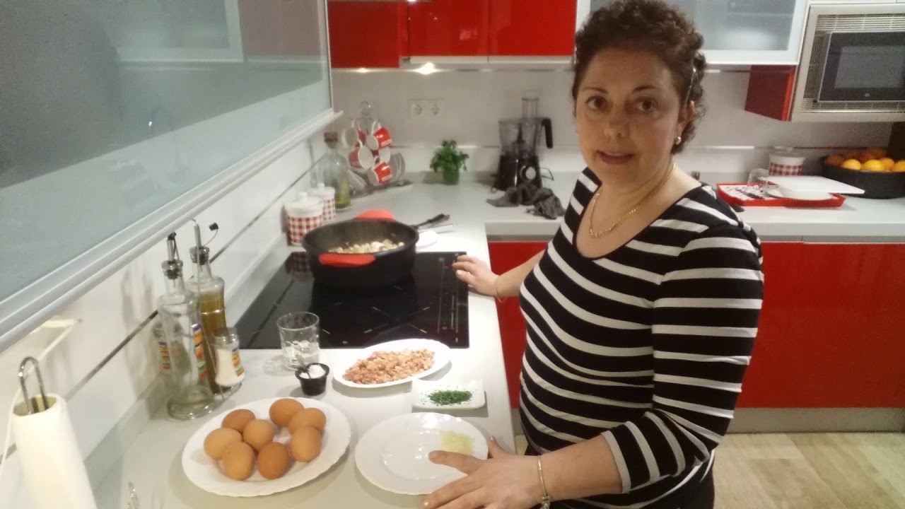 Revuelto de champiñones con jamón🍄🍴 ¡DELICIOSO! 😋