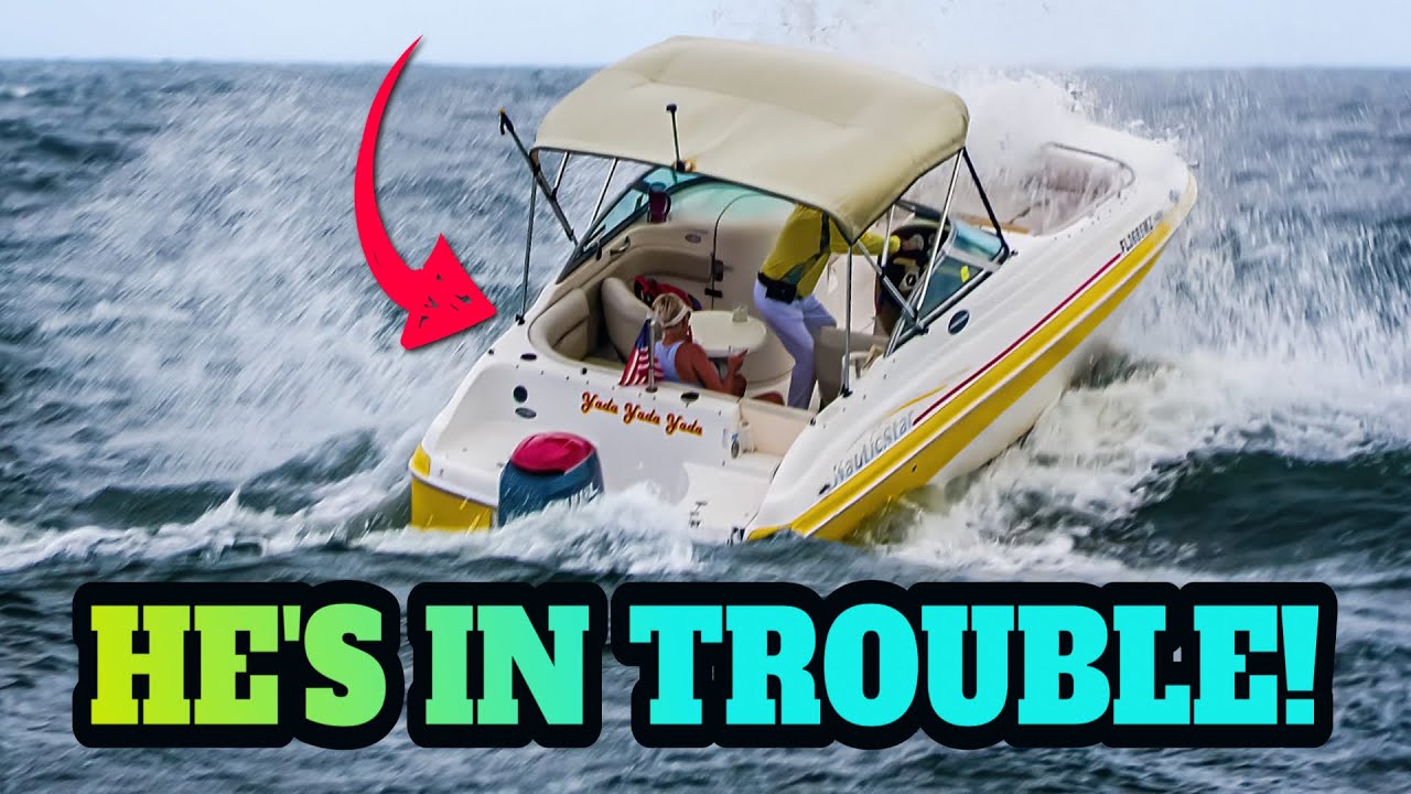 SMALL BOAT BIG TROUBLE | BOCA INLET | BOATS VS WAVES