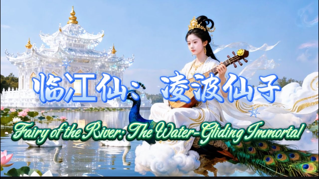 Music 【临江仙：凌波仙子～Fairy of the River: The Water-Gliding Immortal】勝鬘夫人#原創 #華語 #古風 #好聽 #中英文雙字幕 