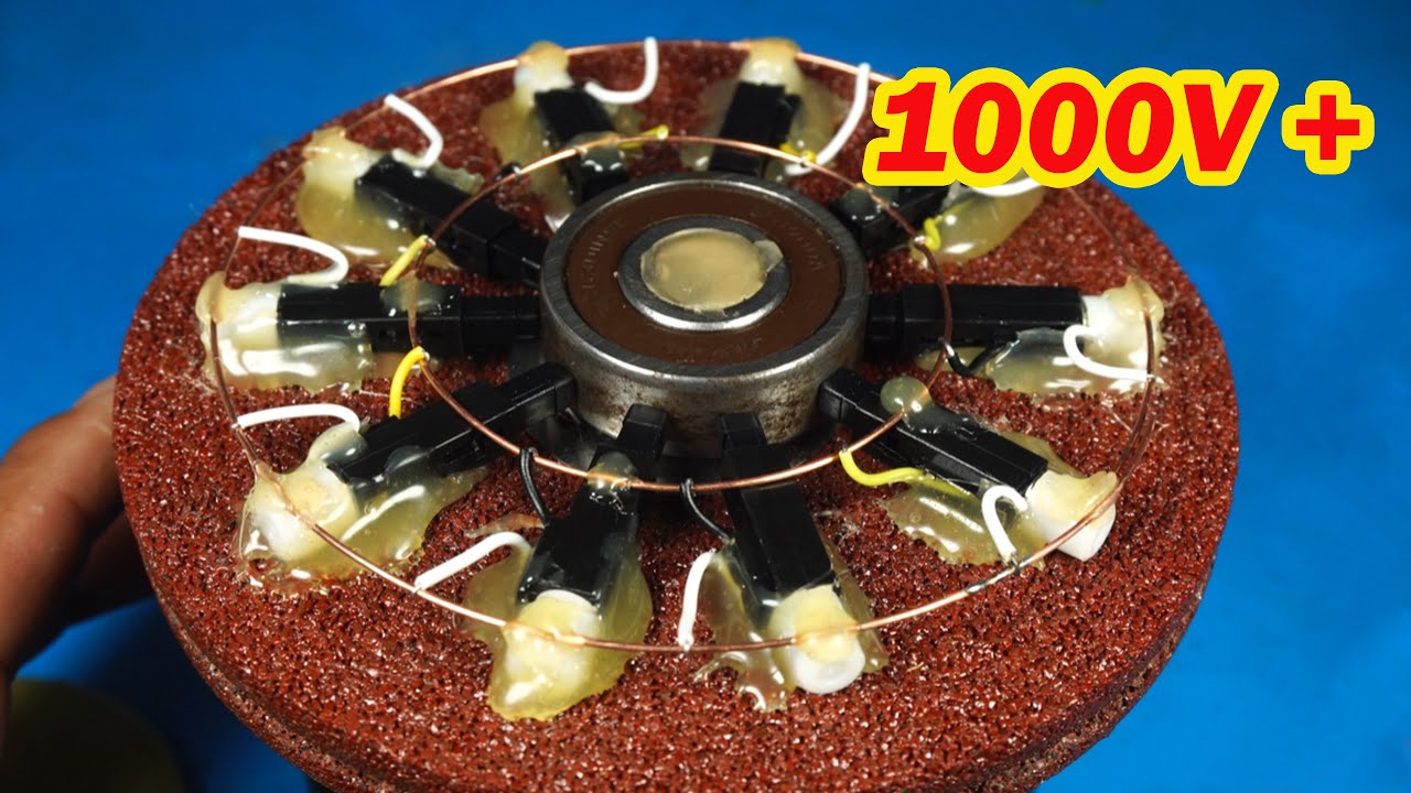 How to make high voltage generator using piezo electric igniter
