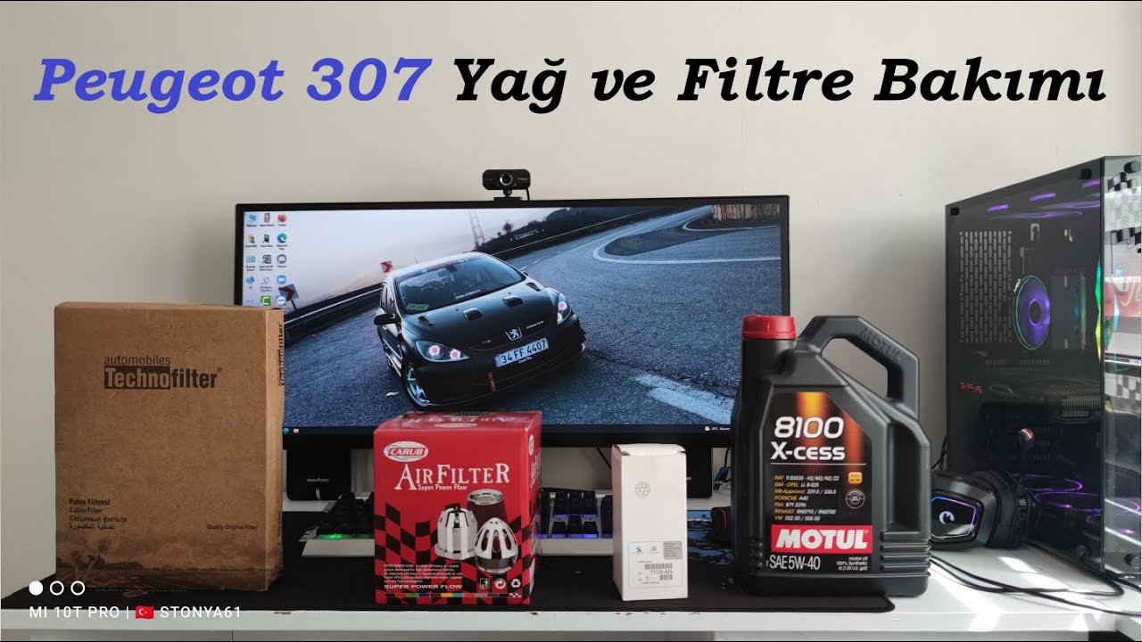 Peugeot 307 Yağ ve Filtre Değişimi Bakımı Nasıl Yapılır (Performans 