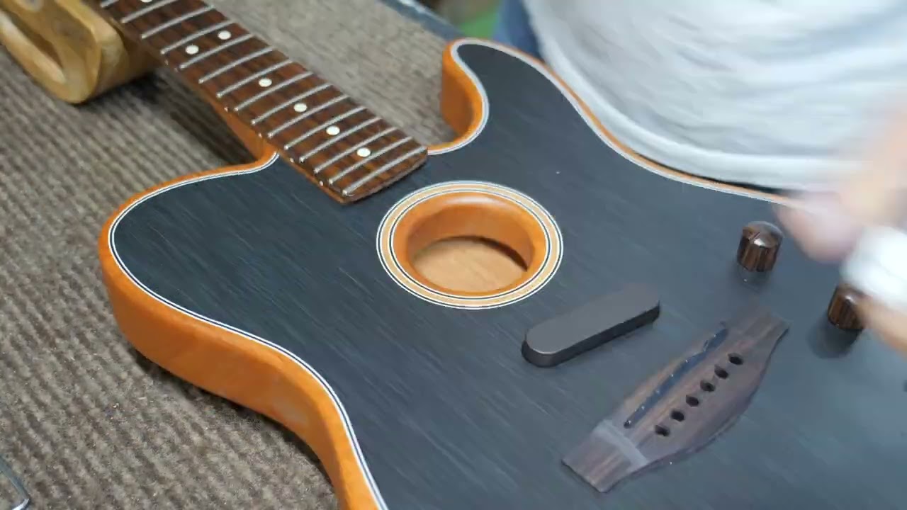 FENDER Acoustasonic Player Tele || Wymiana siodełka