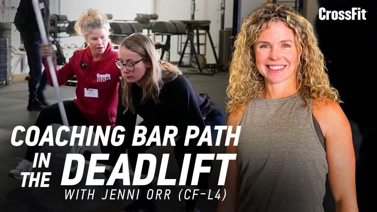 Посмотрите, как сертифицированный тренер по кроссфиту 4-го уровня Дженни Орр тренирует траекторию...