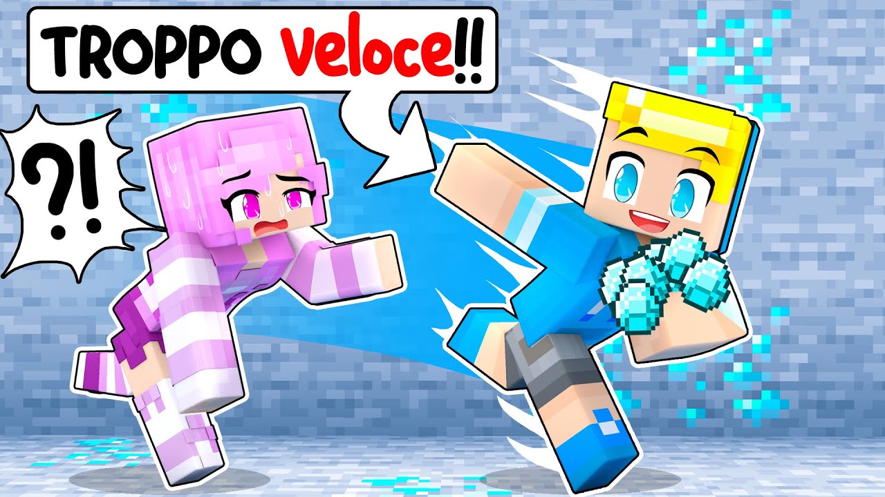 Sono TROPPO VELOCE Su Minecraft!!