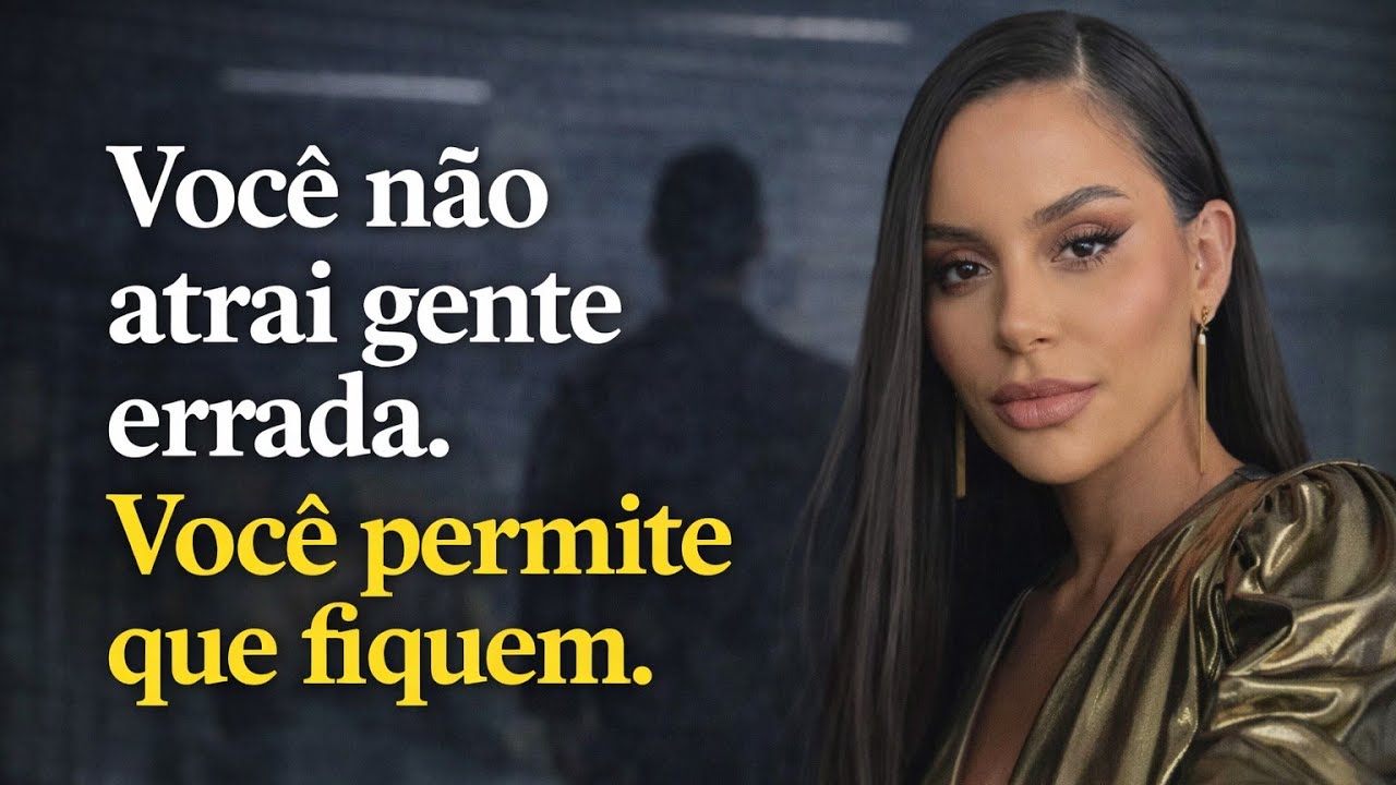 Você não atrai gente errada. Você só permite que fiquem
