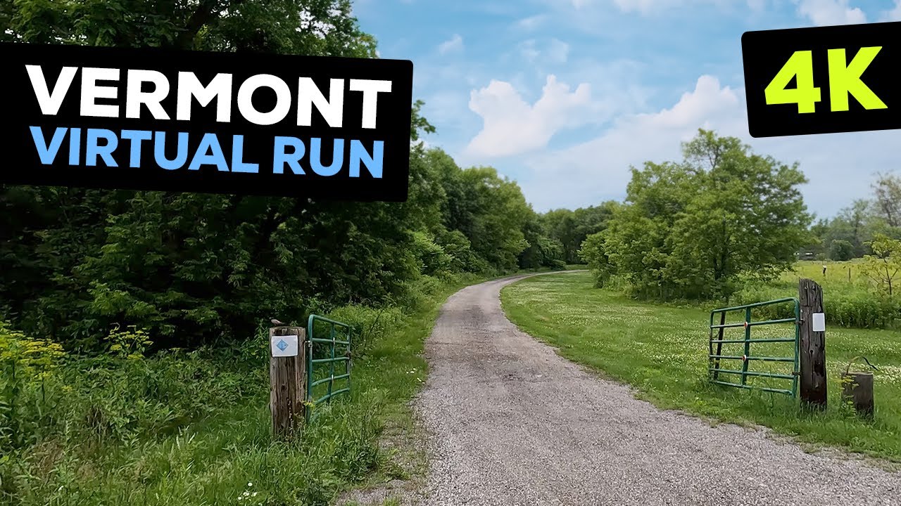 Virtual Trail Running Through Vermont's Hidden Gem | Exploring Poultney River Trail Loop