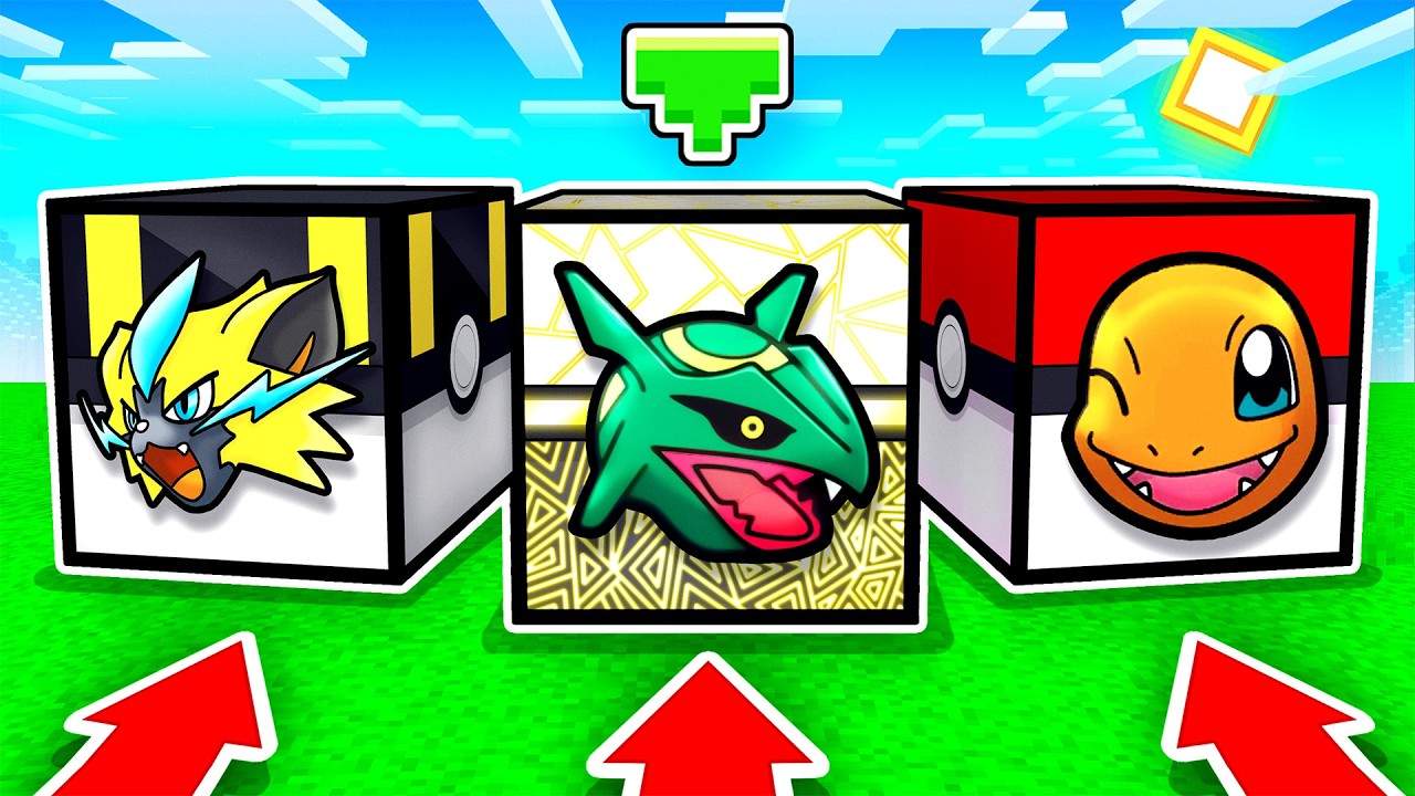 We Randomized Our Starter Pokémon to Lucky Blocks!