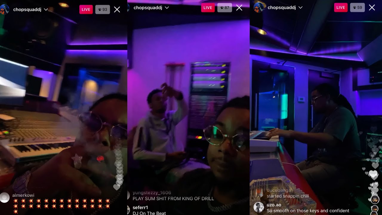 Chopsquad DJ Plays 11 Fresh Beats For 1 Hour on IG Live (Sep 27, 2021)