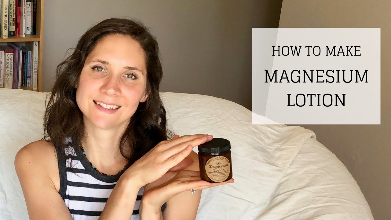 How to Make Magnesium Lotion | DIY Tutorial | Bumblebee Apothecary