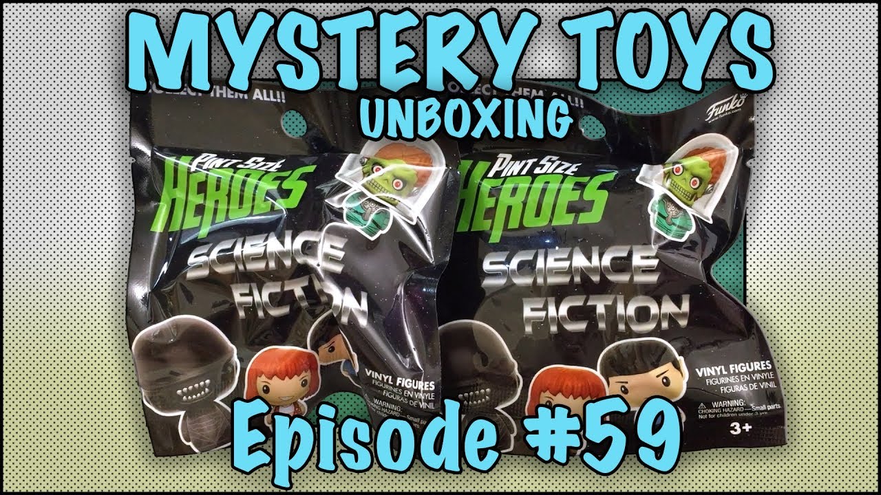 MYSTERY TOYS! Episode #59 - Unboxing Science Fiction #Funko Pint Size Heroes