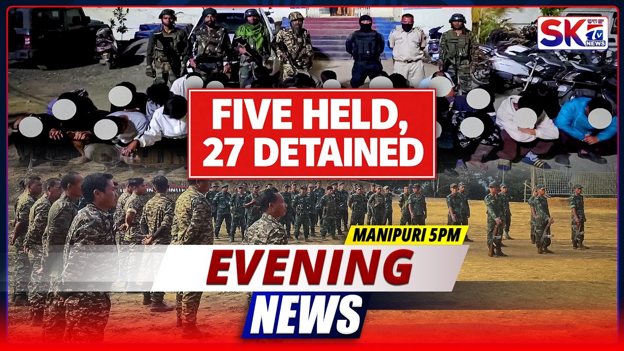SKTV'S EVENING MANIPURI NEWS [27/03/26 - 05:00 PM] [LIVE]