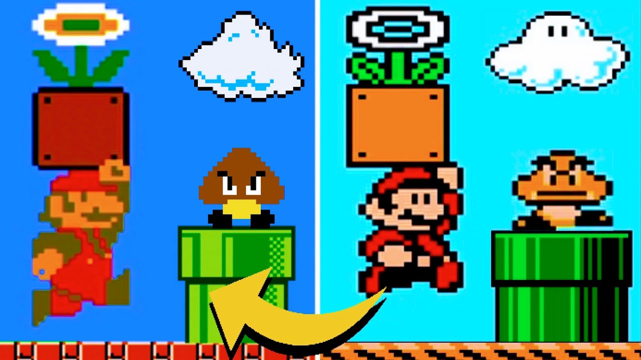 Super Mario Bros.3 with Super Mario Bros.1 Levels|Fan-made