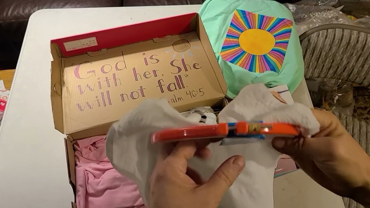 Rainbows & Sewing 10-14 Girl Shoebox Gift for OCC