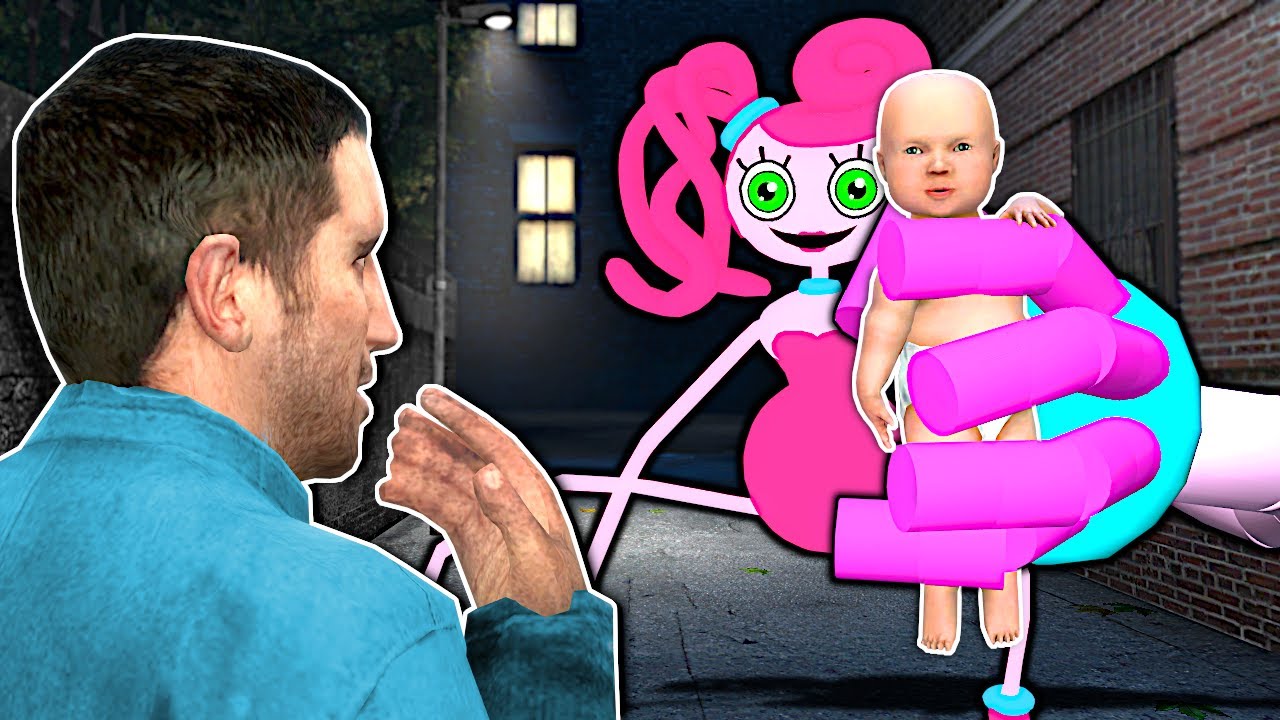 MOMMY LONG LEGS CAPTURES BABY! - Garry's Mod Gameplay