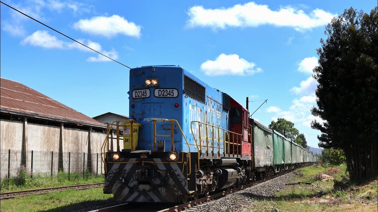 Trenes Fepasa en Lautaro y Pillanlelbun