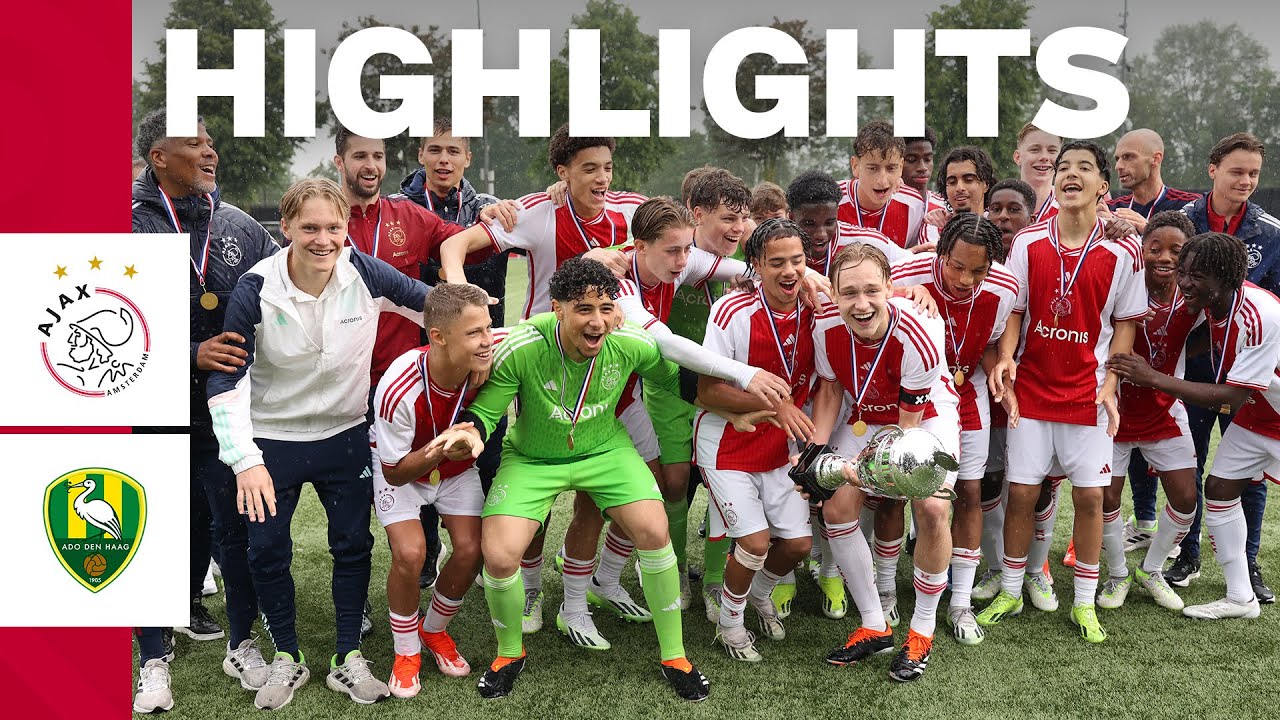 GOALS GALORE & THE CUP! 🏆 | Highlights Ajax O17 - ADO Den Haag O17 | Beker