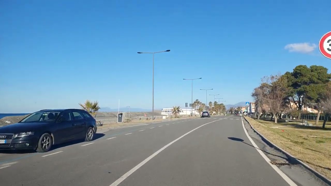 Driving Tour of Italian Seaside Town 🇮🇹 SANTA MARIA DEL CEDRO, Calabria, Italy
