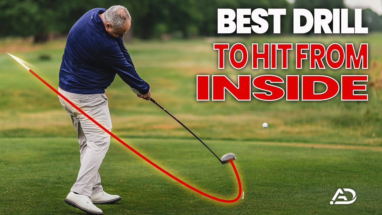 Best Practice Drill To Hit From The Inside In The Golf Swing