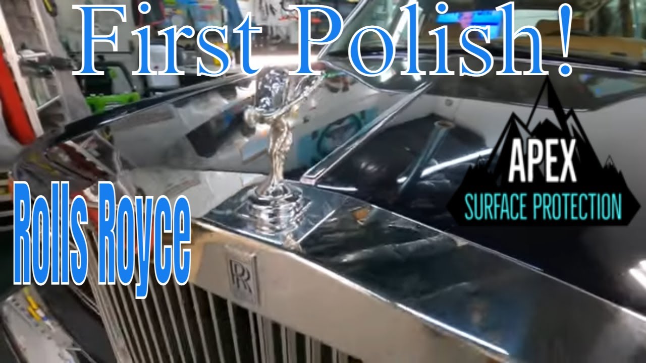 First Polish And Protect For This ROLLS ROYCE Silver Spur II.