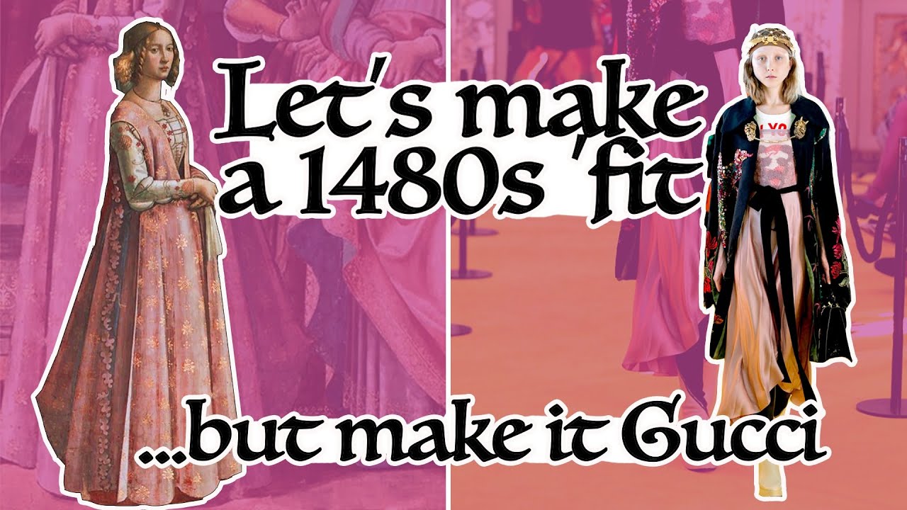 Let's make a 1480s 'fit but make it Gucci