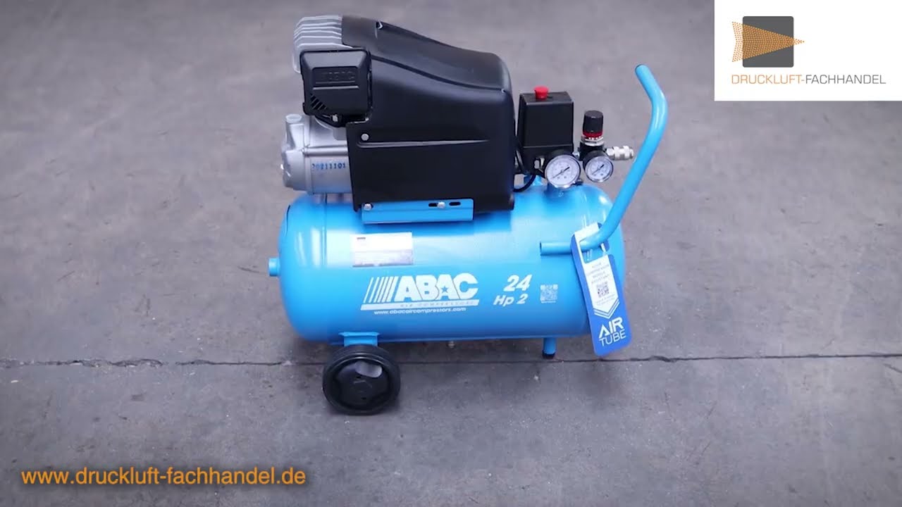 ABAC Kompressor POLE POSITION L20 bei DF Druckluft-Fachhandel - Vorstellungsvideo