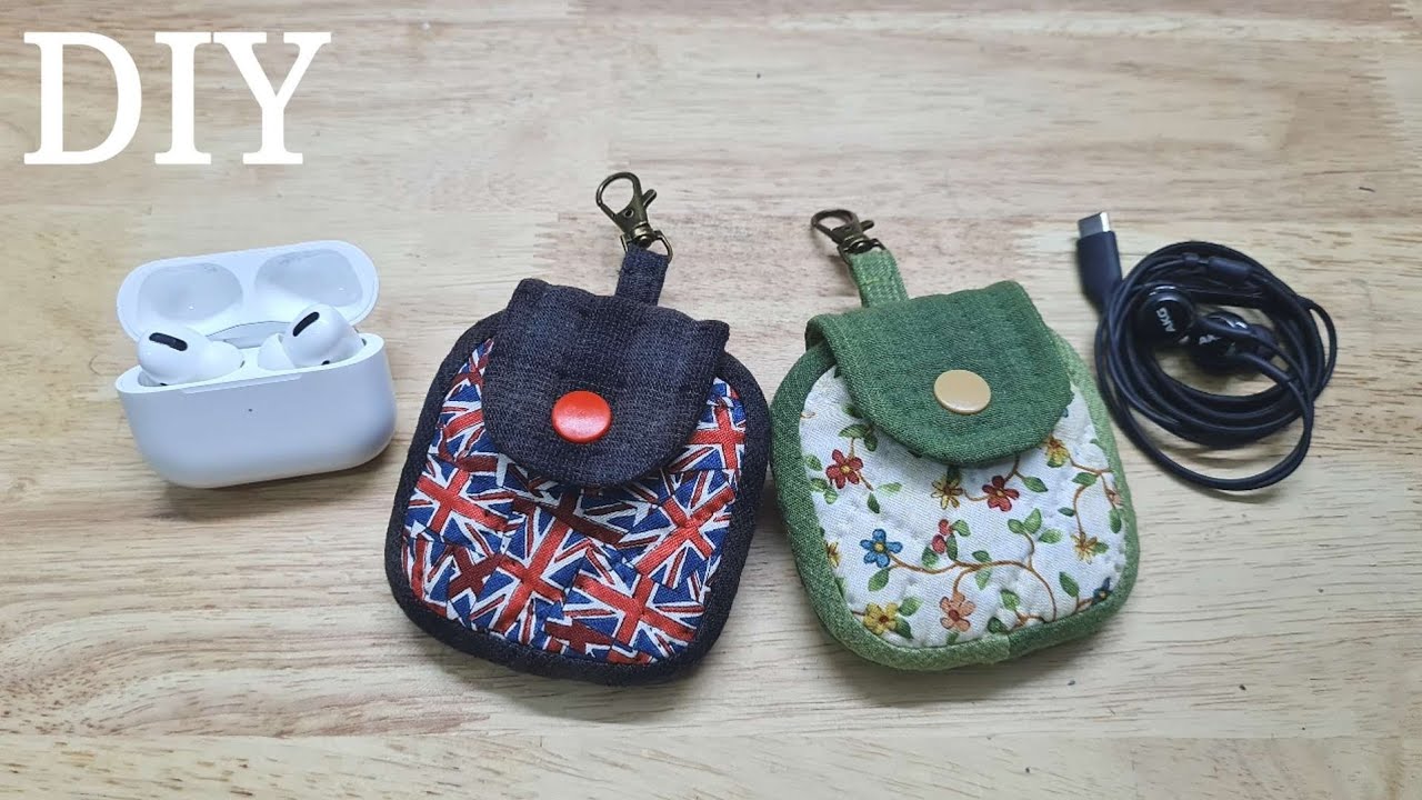 EP177 : DIY I make Airpods case step by step with pattern
